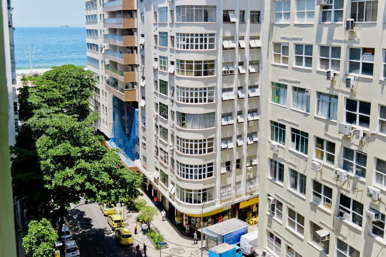 Vista Lateral Mar Copacabana Рио-де-Жанейро Экстерьер фото
