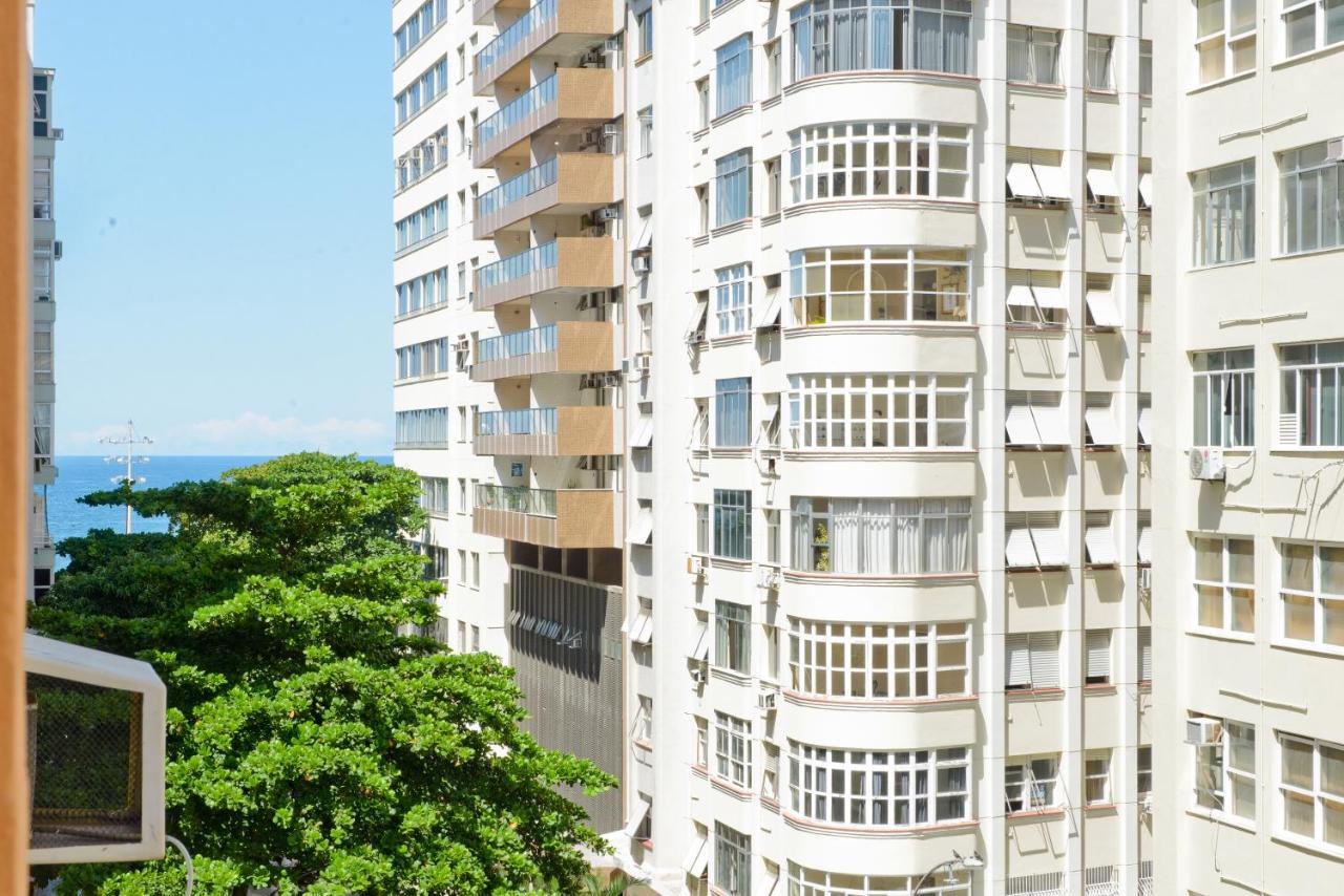 Vista Lateral Mar Copacabana Рио-де-Жанейро Экстерьер фото