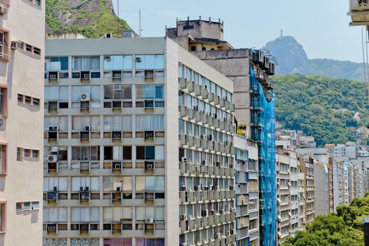 Vista Lateral Mar Copacabana Рио-де-Жанейро Экстерьер фото
