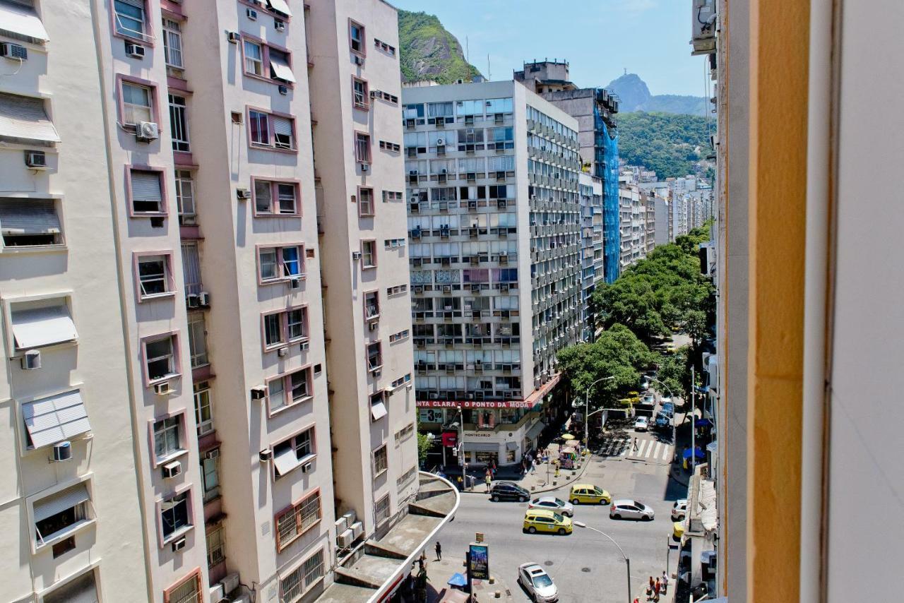 Vista Lateral Mar Copacabana Рио-де-Жанейро Экстерьер фото