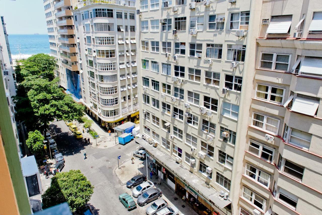 Vista Lateral Mar Copacabana Рио-де-Жанейро Экстерьер фото