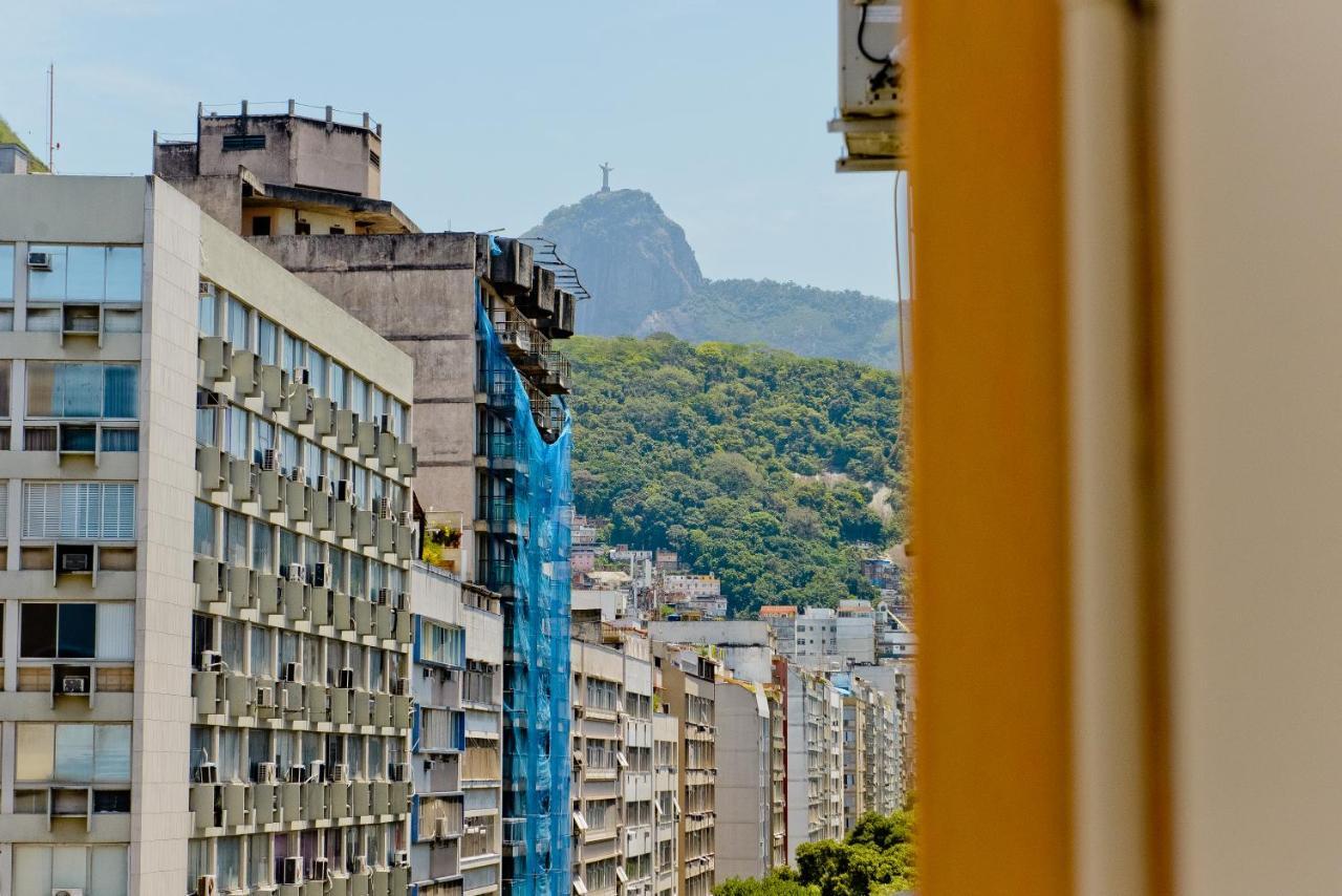 Vista Lateral Mar Copacabana Рио-де-Жанейро Экстерьер фото